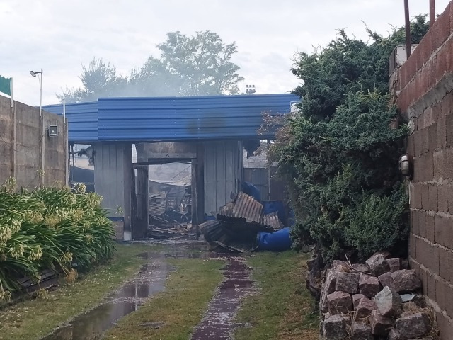 Prdidas totales en el incendio de una distribuidora